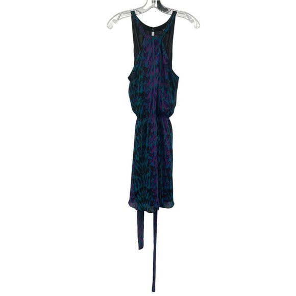 Express Womens Halter Neck Dress Cinched Waist Belted Size Small - Picture 1 of 9